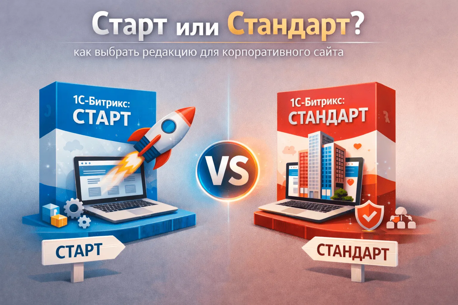 Старт или Стандарт: как выбрать редакцию для корпоративного сайта в Обнинске